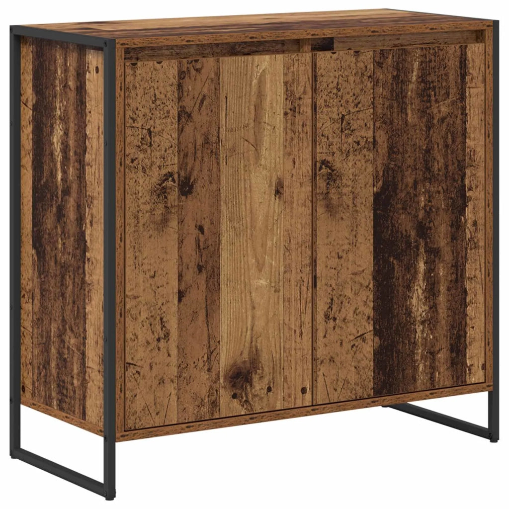 Mobile laterale Legno vecchio 79 x 36 x 75 cm Legno multistrato