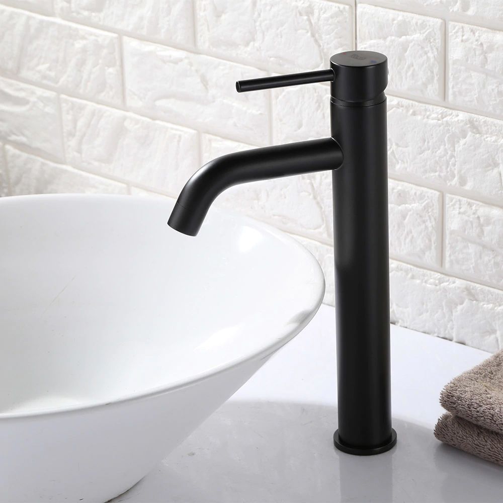 Rubinetto Da Lavabo Rea Lungo Black High