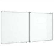 Lavagna Magnetica Pieghevole 120x60x1,7 cm in Alluminio CFW8857366