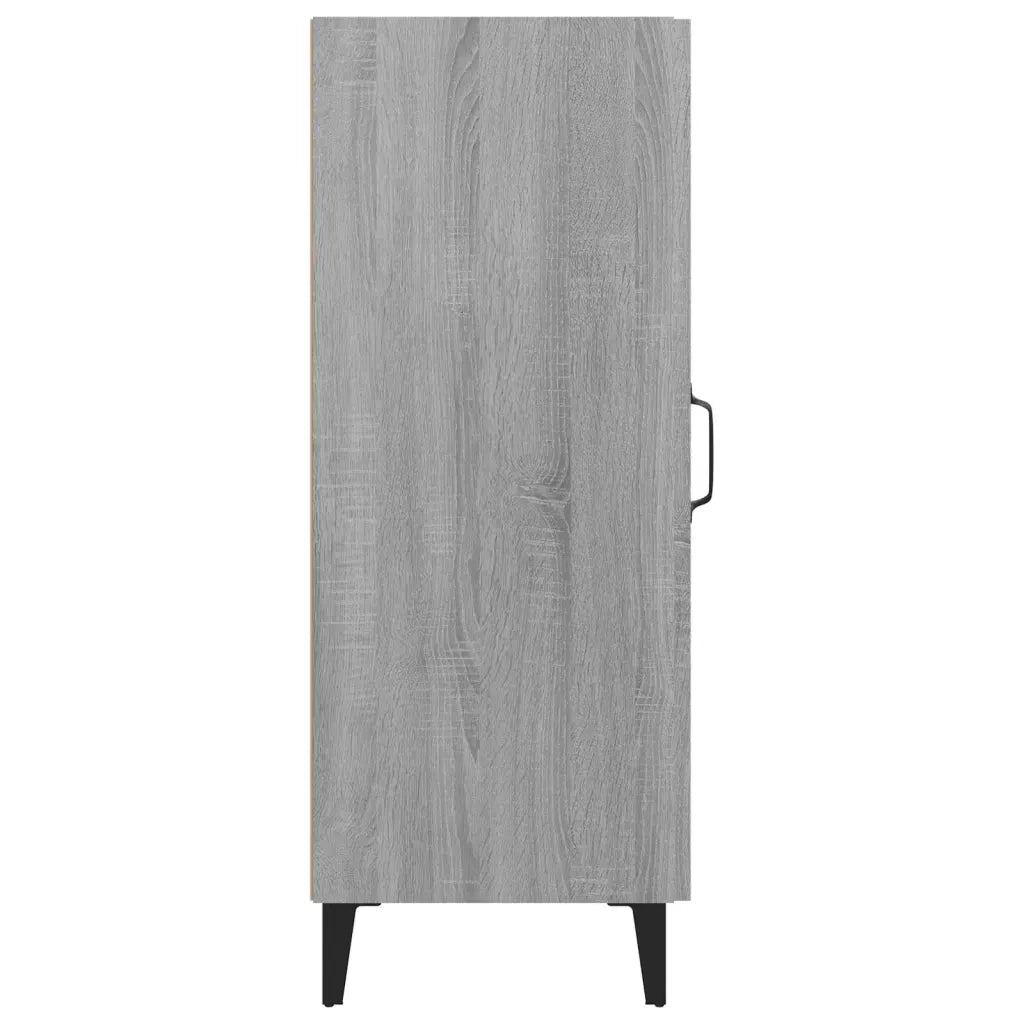 Credenza-Buffet-Armadio da cucina Grigio Sonoma 34,5x34x90 cm in Legno Multistrato 893180