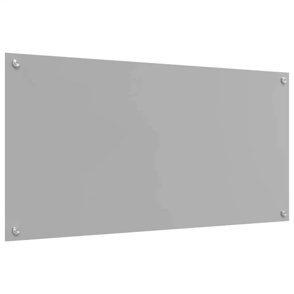 Schienale da cucina Grigio chiaro 100 x 50 cm vetro temperato 42001236