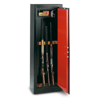Fuciliera Portafucili Digitale per 11 Armi con Tesoretto Serie Riv. Legno Technomax - 1605X625X370Mm