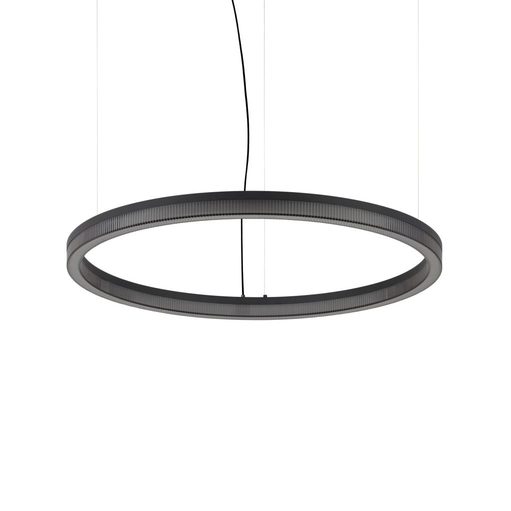 Lampada A Sospensione Crown 1 Luce Led Integrato Nero