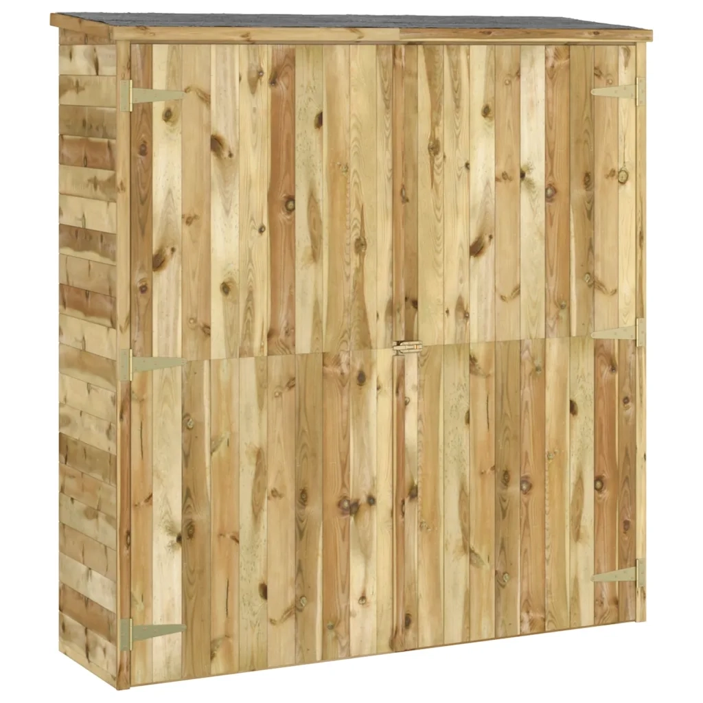 Rimessa Attrezzi da Giardino 163x50x171 cm in Pino Impregnato 46362