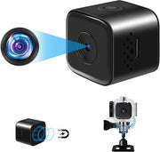 Cassa di Sorveglianza a Cielo Aperto 1080P HD Microcamera di Sorveglianza Interiore con Visibilità Notturna e Scatola Ermetica.