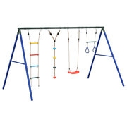 Set Gioco da Esterno con Altalena Trapezio Scala e Altalena CFW3960864