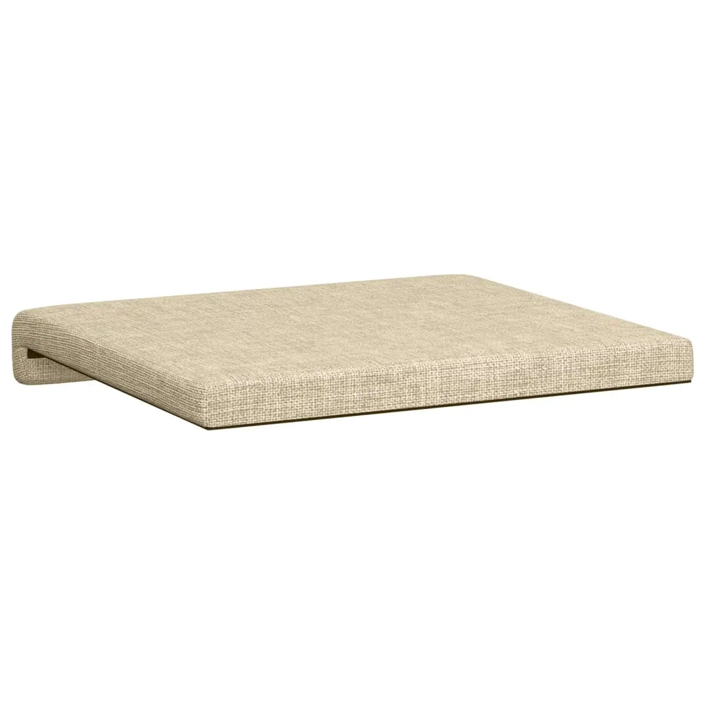 Cuscino per panchina 2 pcs Tessuto Crema Profondità 35 cm 42043015