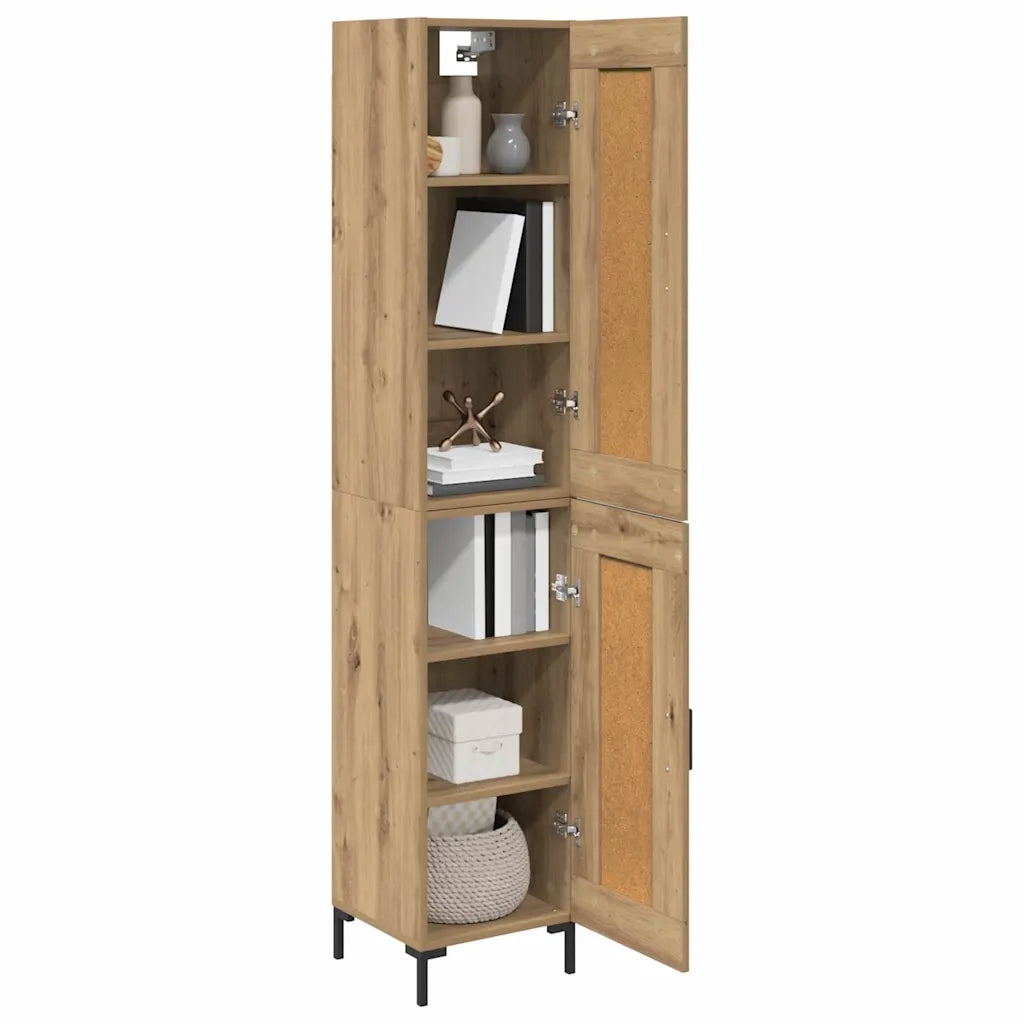 Credenza | Madia | Buffet da pranzo | Armadio da pranzo Rovere artigianale 34,5 x 34 x 180 cm