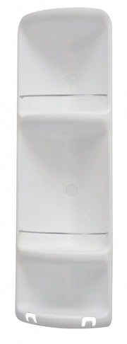 GEDY 7081 ANGOLIERA P/DOCCIA 3 RIPIANI BIANCO