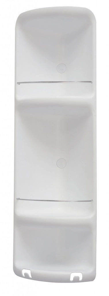 GEDY 7081 ANGOLIERA P/DOCCIA 3 RIPIANI BIANCO