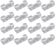 Clip per cavo in plastica resistente - 16 pezzi - Adesivi forti - Sostituisce i cavi - Risparmia spazio - Adatto per cavi di 10mm - Clip per cavo in plastica
