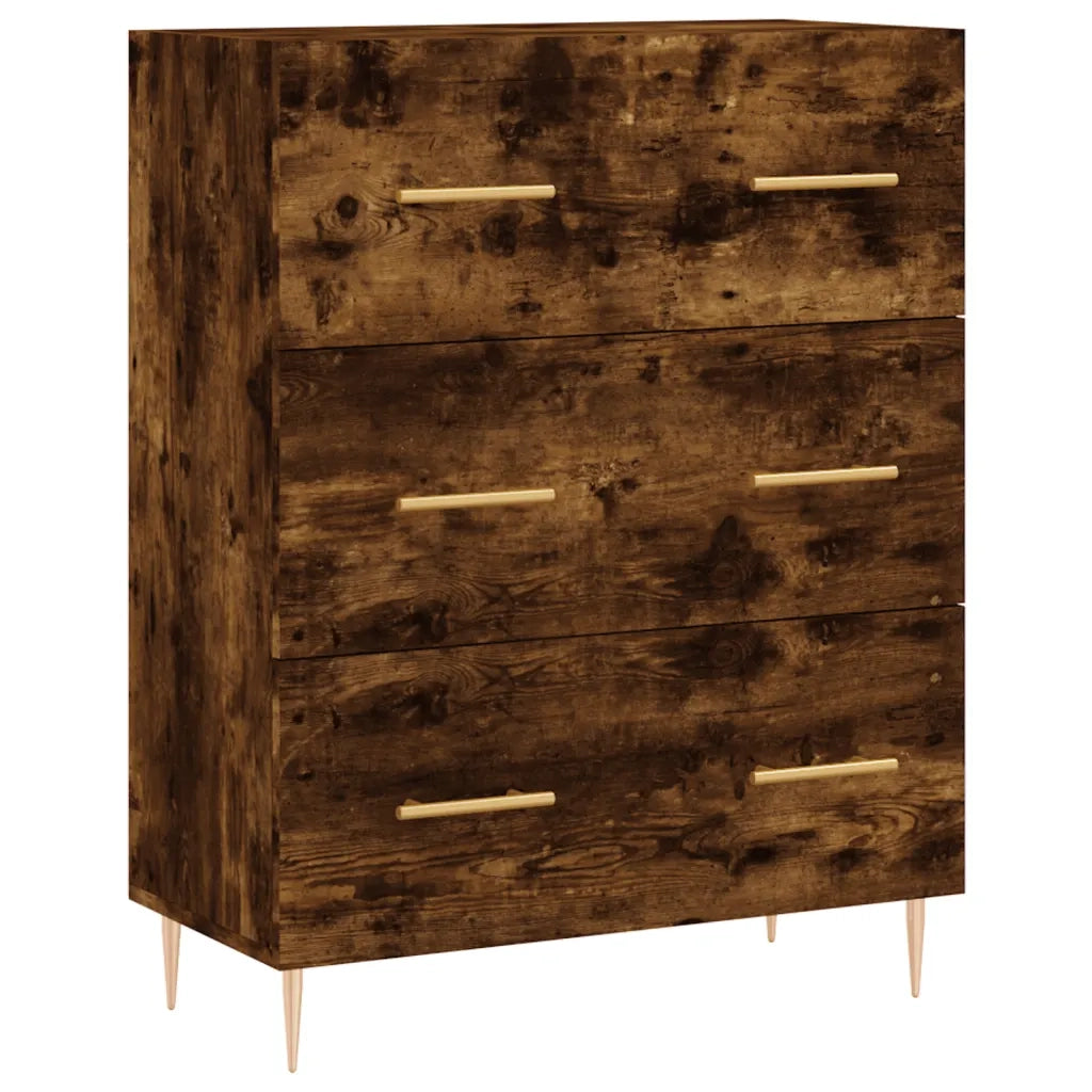 Credenza Rovere Fumo 69,5x34x90 cm in Legno Multistratocod mxl 81400