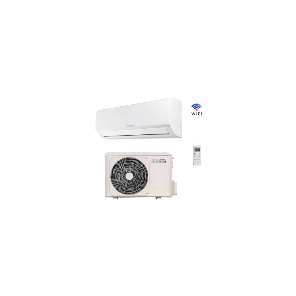 OLIMPIA SPLENDID ARYAL S1 E INVERTER 12 C KIT CLIMATIZZATORE MONOSPLIT 12000 BTU GAS R32 CLASSE A++/A+