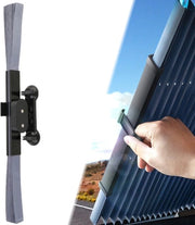 Zonnetenda auto per parabrezza e retrovisore 70cm & 46cm universale - ombreggiatore paraplu accessori - pieghevole