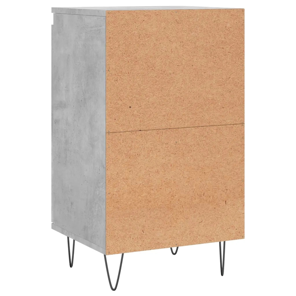 Credenze 2 pz Grigio Cemento 40x35x70 cm in Legno Multistrato 831061