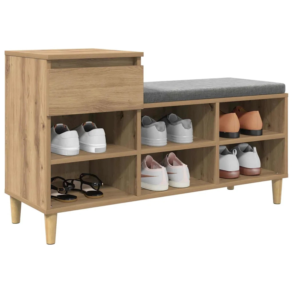 Mobile per scarpe-Scarpiera Rovere artigianale 102 x 36 x 60 cm 833929