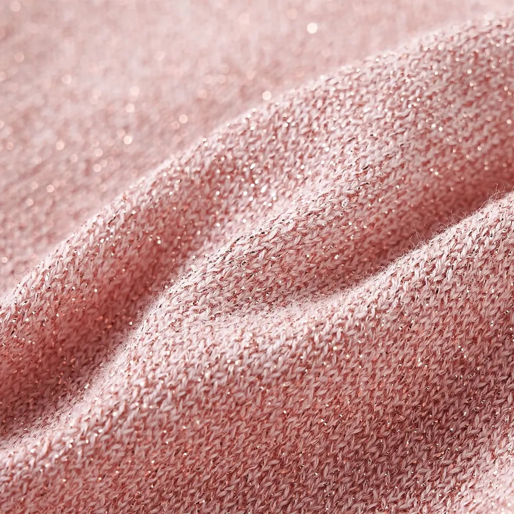 Cardigan da Bambina Lavorato a Maglia Rosa Tenue 92 14519