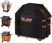Grillhoes Weerbestendig, 120x60x120cm Gasgrillhoes Grillbeschermhoes Stofdichte grillhoes - Zwart