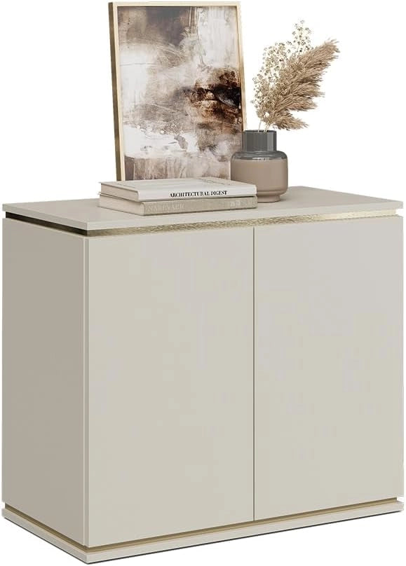 Credenza Linette, Cachemire, 80 x 70 cm con 4 scomparti
