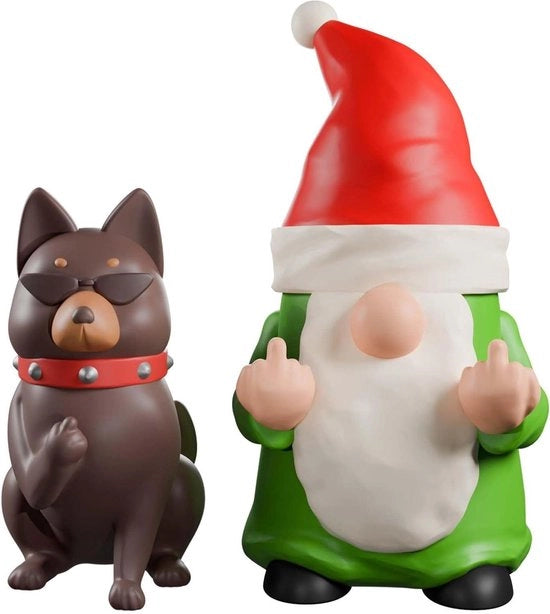 Ornamento grottesco per esterno - decorazione per giardino e Natale