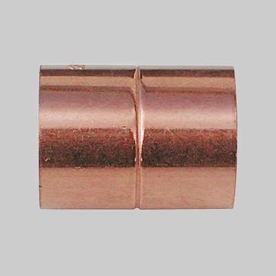MANICOTTO RAME A SALDARE FEMMINA/FEMMINA  28     MADE IN ITALY