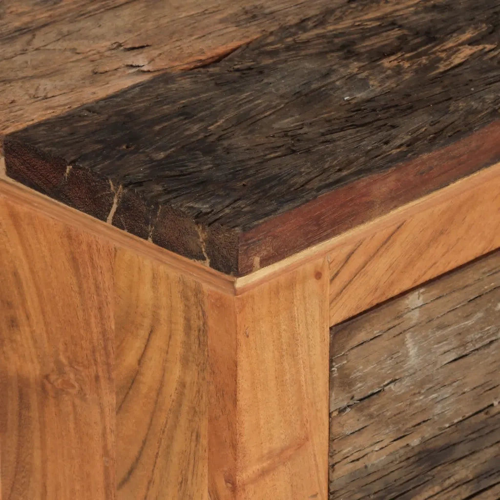Credenza | Madia | Buffet da pranzo | Armadio da pranzo 55x33x75 cm in Legno Massello di Acacia