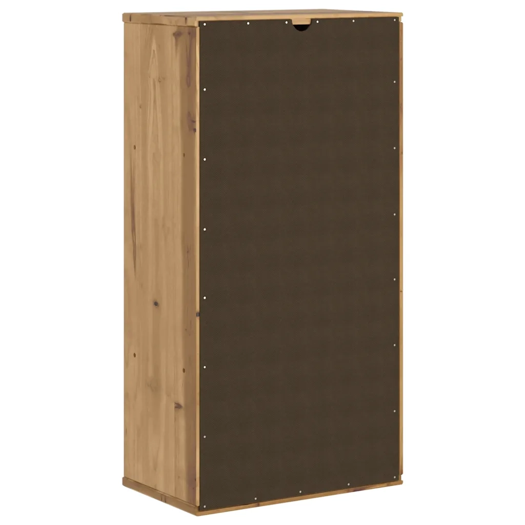 Armadietto Laterale con Cassetti ODDA 40x24x79 cm Legno di Pino 4103597