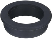 Uitloophouder T-tipo in gomma flessibile nero - diametro 53,6 mm - protezione di sigillaggio - tubi di cavo - diametro interno 42 mm