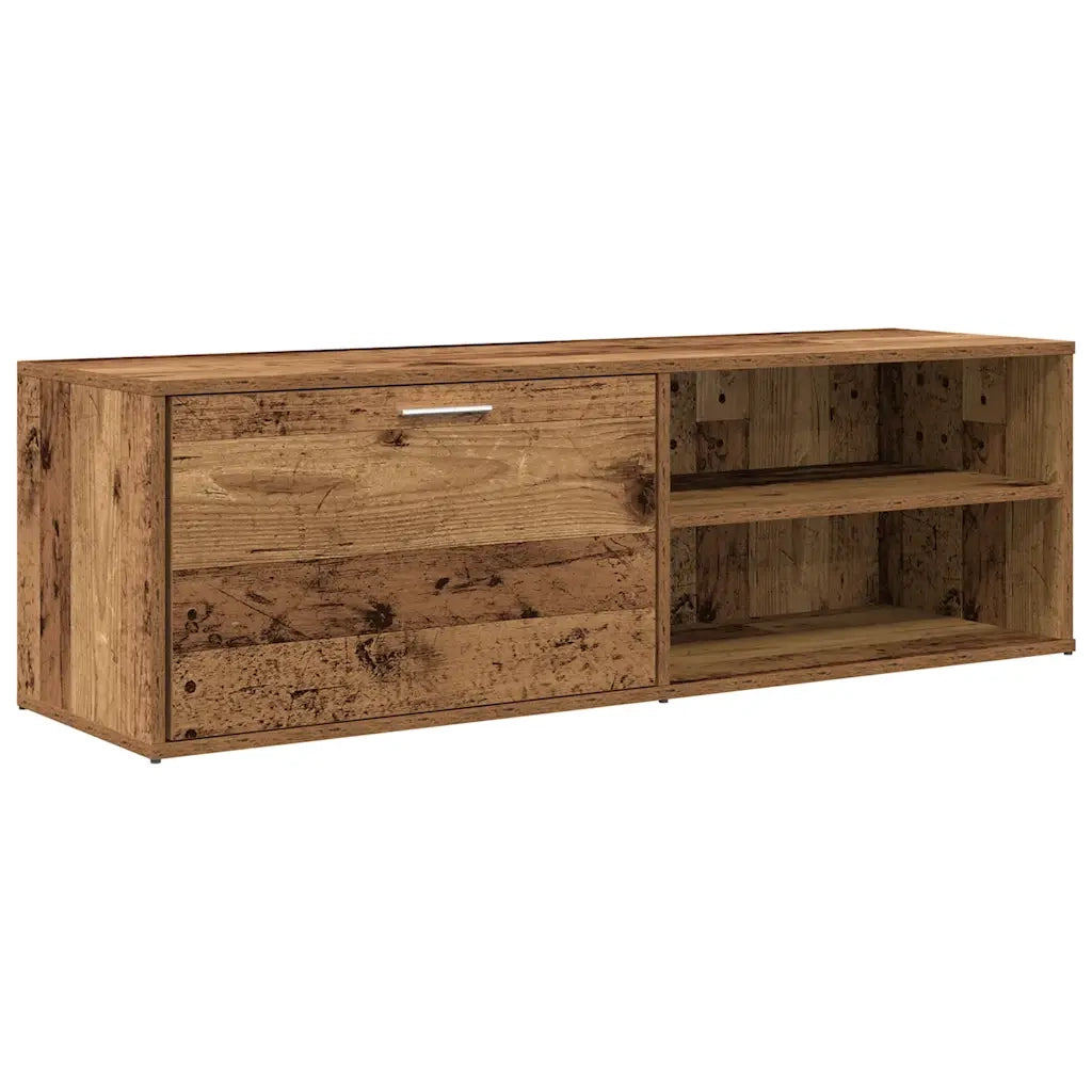 vidaXL Mobile Porta TV Legno Antico 120x34x37 cm in Legno Multistrato