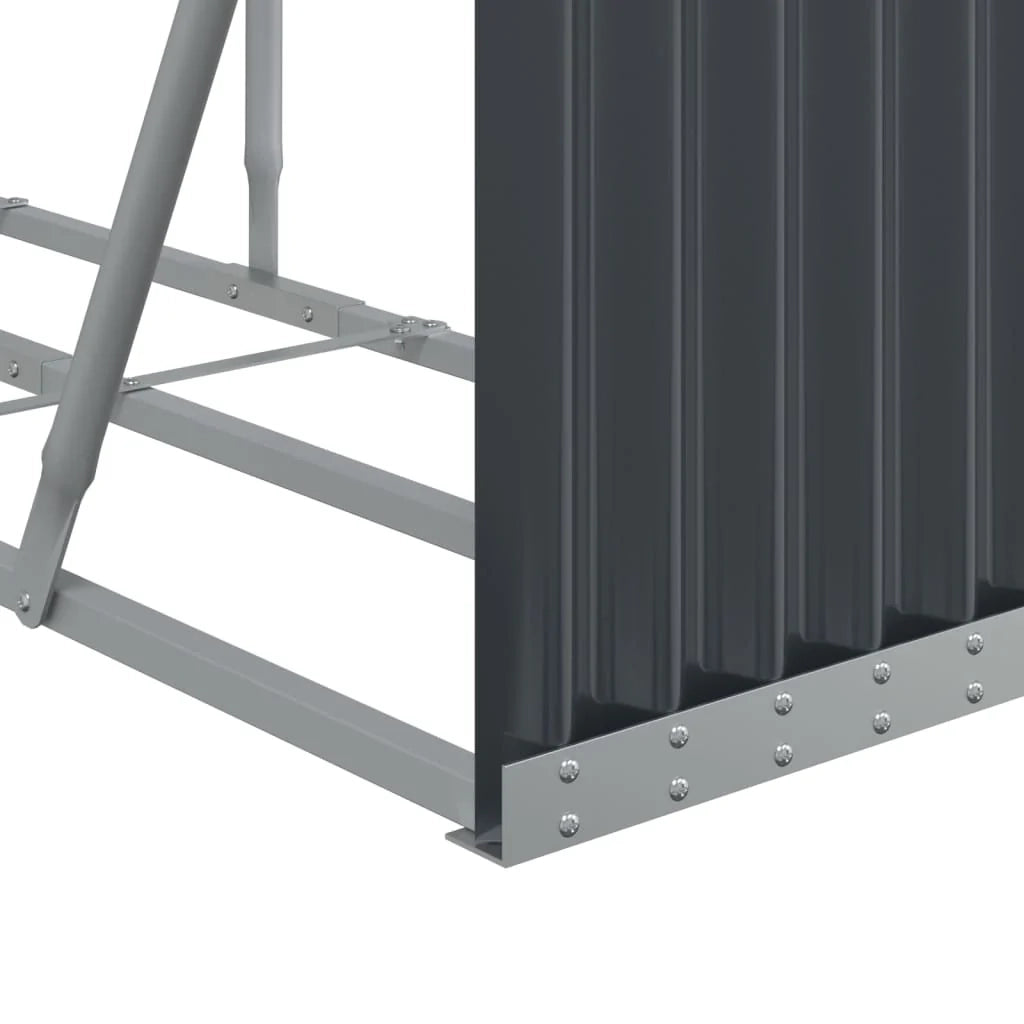Portalegna 300 x 45 x 100 cm acciaio zincato antracite 02_0043769
