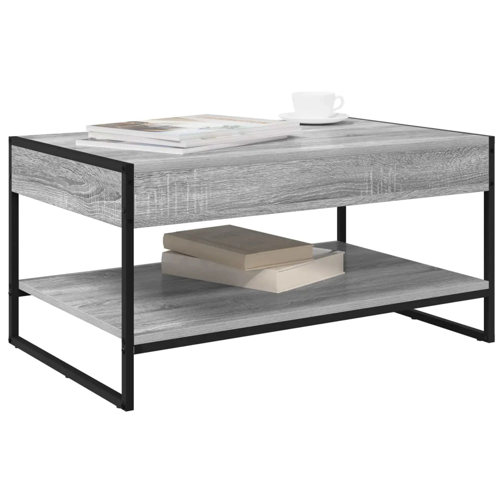 Tavolino da salotto Grigio Sonoma 80 x 50 x 40 cm 886441
