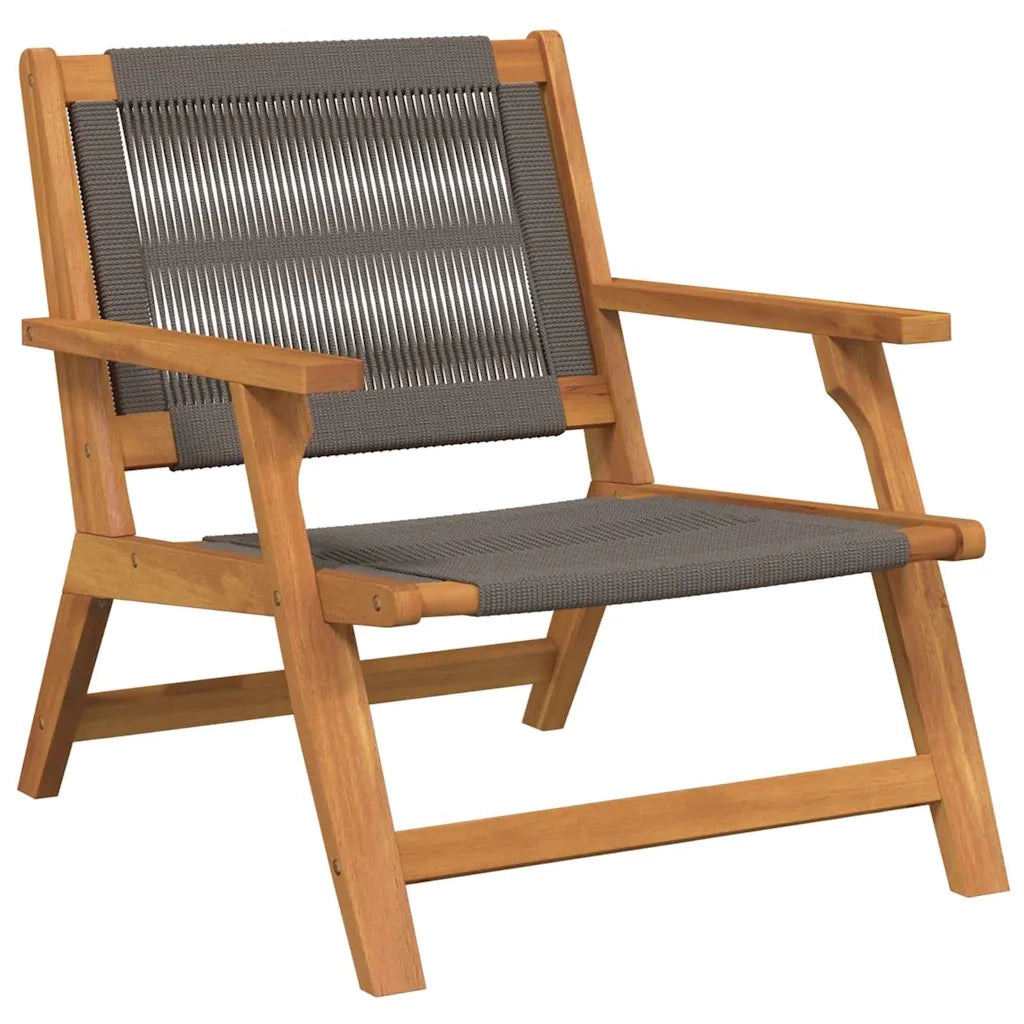 Sedie da Giardino con Tavolo 3 pcs Grigio 3214438