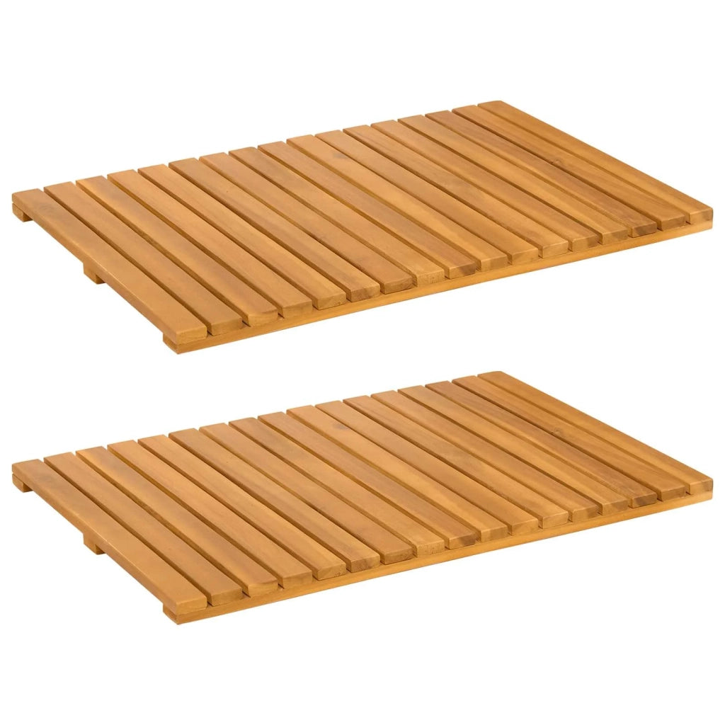 Tappeto da bagno Tinta unita Marrone 60 x 40 cm legno