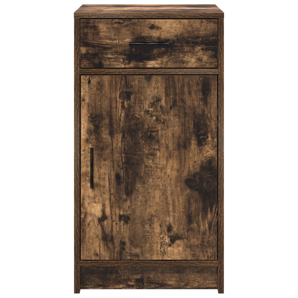 Sideboard in rovere affumicato 40x41x75 cm in legno ingegnerizzato