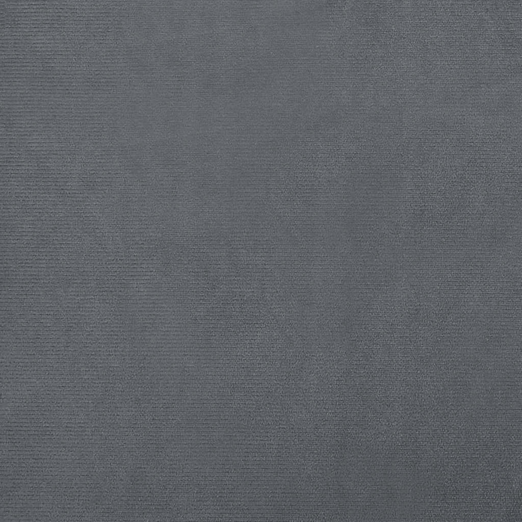 Cuccia per cani comoda cesta da divano scura 50 x 40 x 26,5 cm velluto grigio 02_0043158
