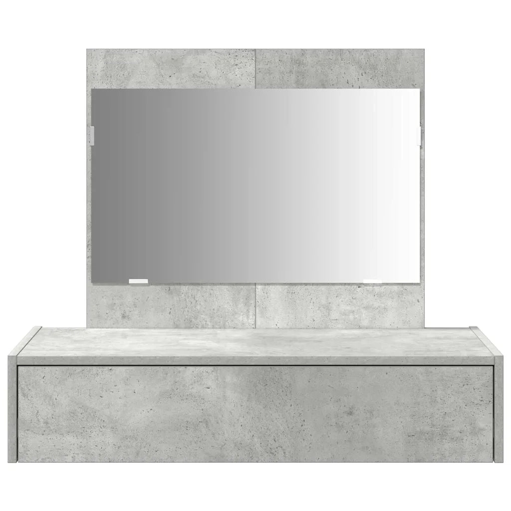 Toeletta | Tavolo da Trucco Grigio 83 x 40 x 70 cm Legno multistrato