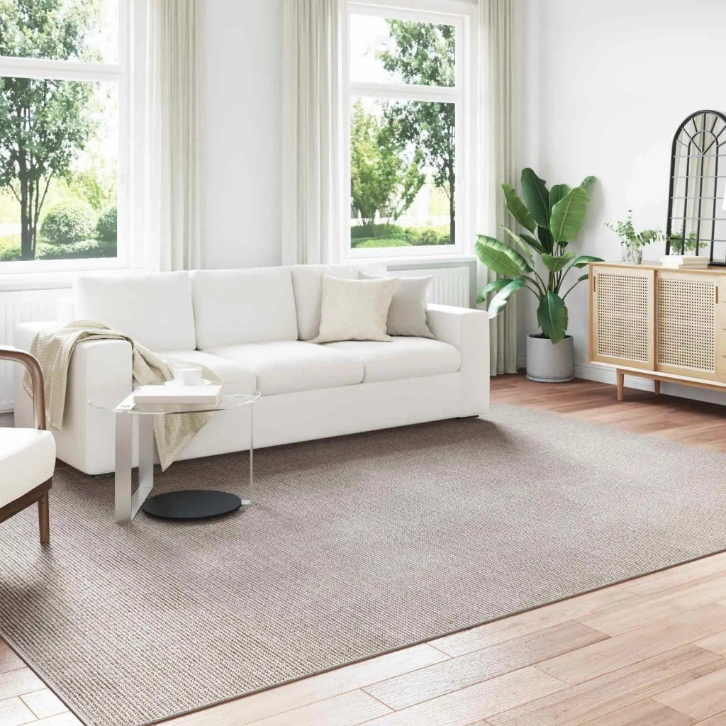 Tappeti per area LUGO Crema e Taupe 280 x 200 cm Poliestere