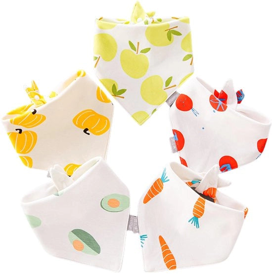 Set di 5 mousseline boerendoeken per bambini, scialletto personalizzato per bambini, regali personalizzati per bambini
