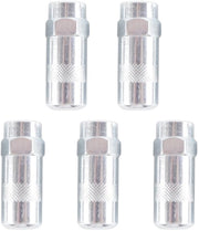 Viti a spigolo 5 pezzi - punta a ago per pompa ad alta pressione - adattatore 1/8 NPT - alta qualità acciaio - galvanizzato - resistente alla rottura - punta lubrificata