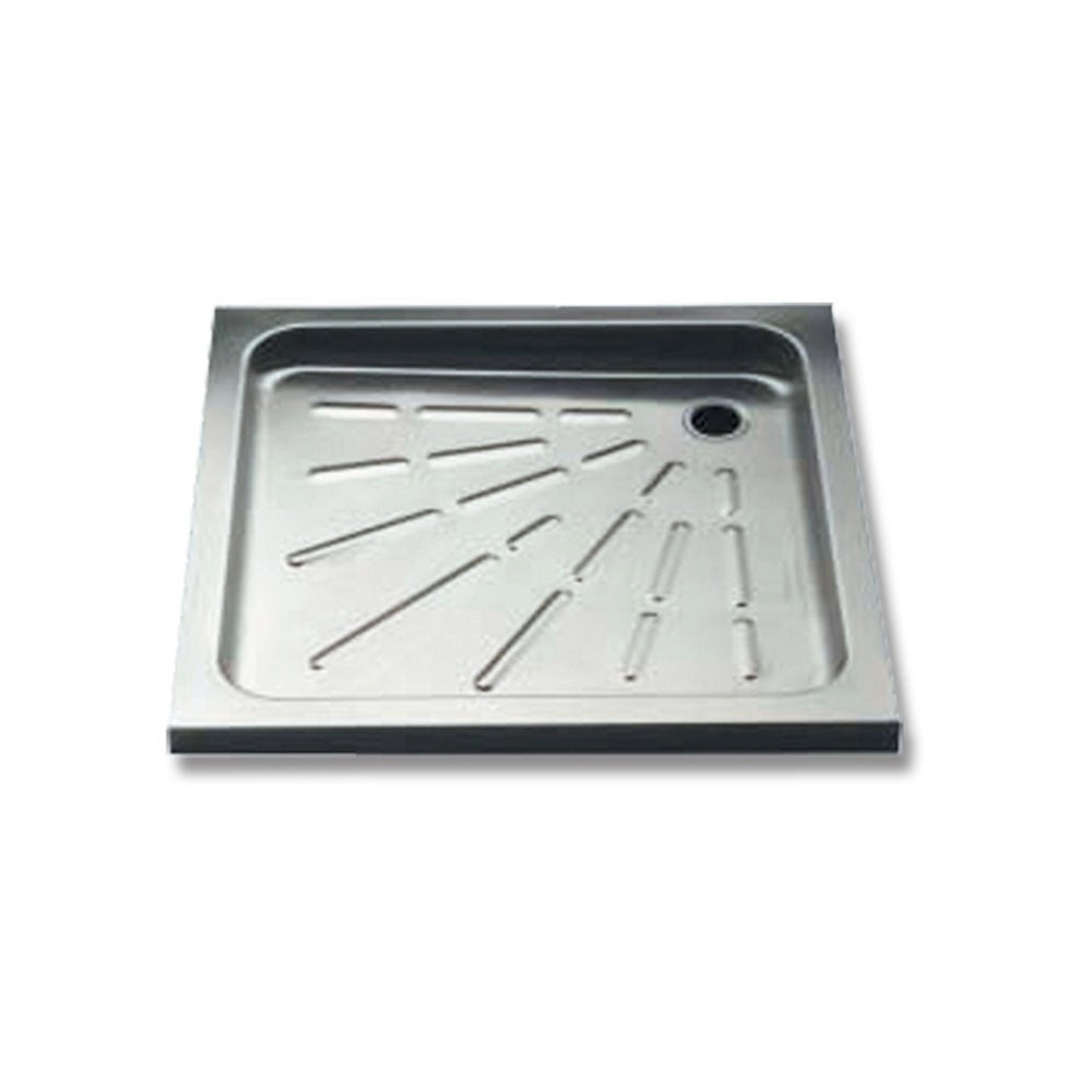 Piatto doccia inox 80x80