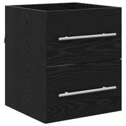Mobiletto rettangolare pratico per lavabo da bagno 41 x 38,5 x 48 cm in legno composito nero 02_0052665