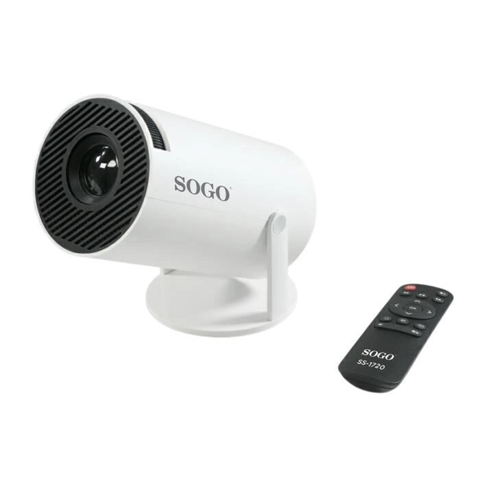 Proiettore portatile Full HD 1920x1080, 100 ANSI lumen, schermo 30-120 pollici, WiFi dual band, Android iOS - SOGO
