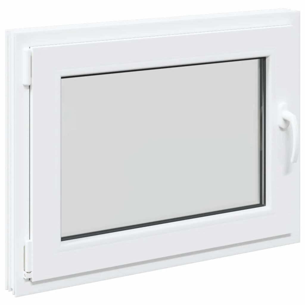 Finestra per Soffitta RISOR 80 x 60 cm PVC e Vetro Bianco CFW2291717