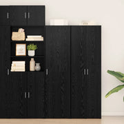 Credenza 2 pcs Rovere Nero 50 x 42,5 x 185 cm 3365587