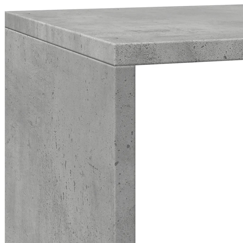 Libreria 4 Ripiani Grigio Cemento 137,5x29x103,5 cm Truciolato 857979