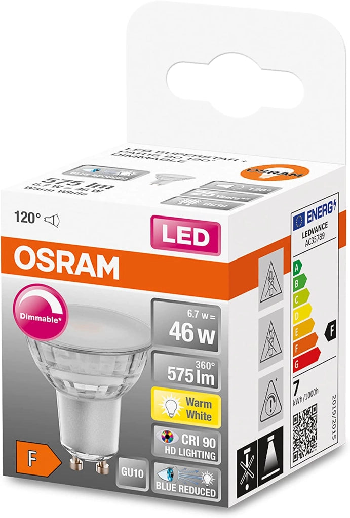 Nonsoloinformatica Osram Riflettore LED GU10 6.7W