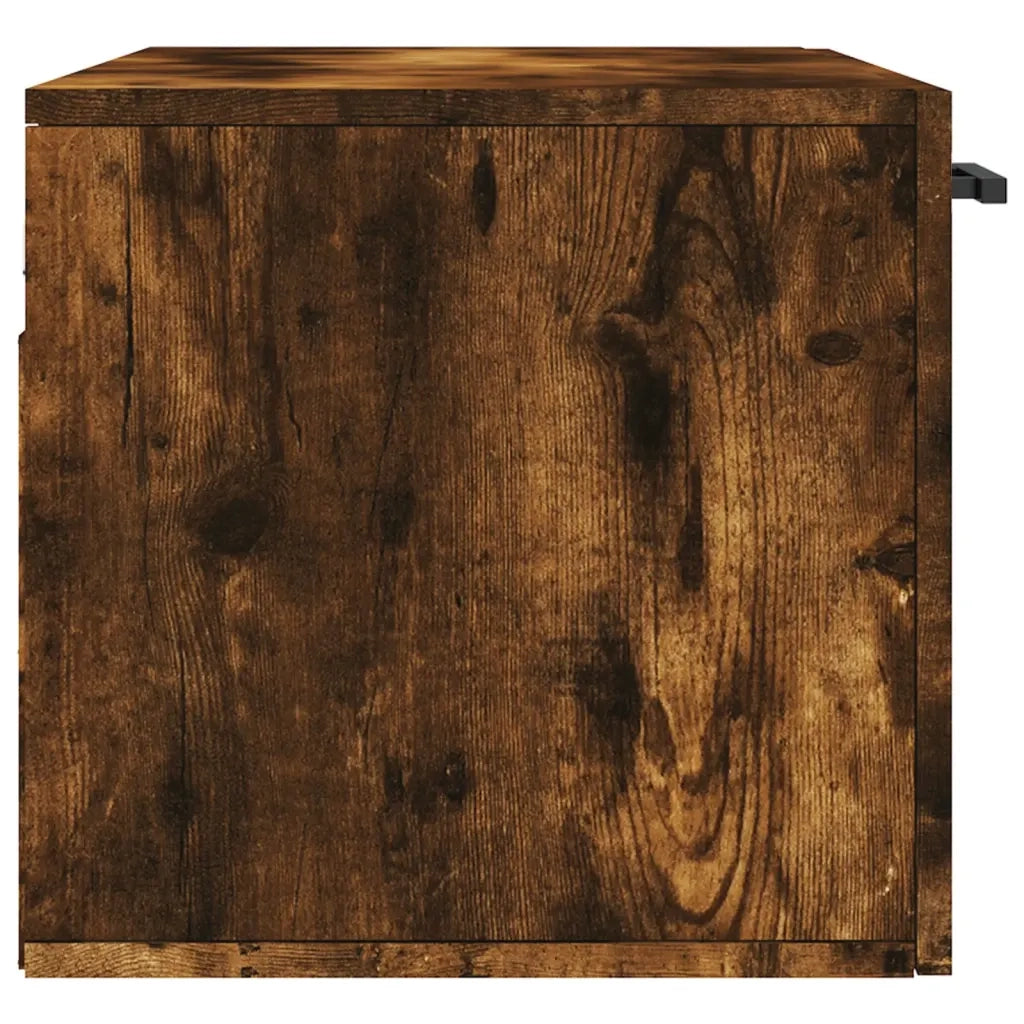 Mobile a Parete Rovere Fumo 80x36,5x35 cm in Legno Multistrato 830105