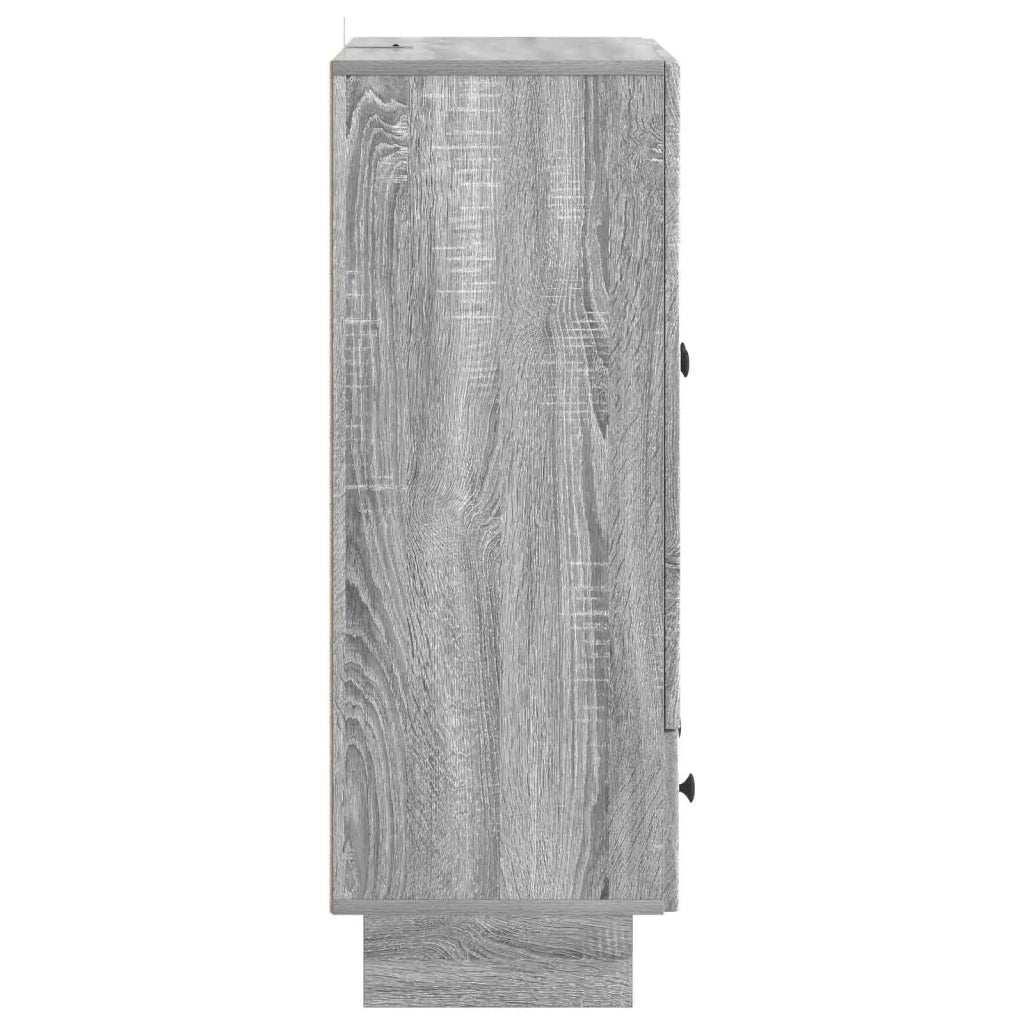 Credenza Sonoma grigia 66 x 34,5 x 95 cm Legno ingegnerizzato 893981