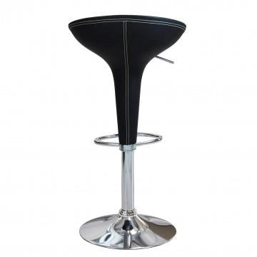 SGABELLO JAGO CON POGGIAPIEDI STRUTTURA IN METALLO E SEDUTA IN PLASTICA 39.5X44.5X58/78H CM OKX