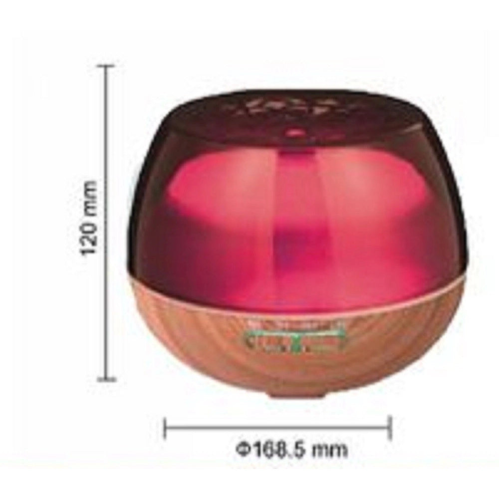 Trade Shop - Diffusore Aromi Umidificatore Ultrasuoni 500ml 12w Aromaterapia 7 Colori Tx-8361 -